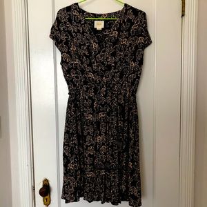 Elephant print mini dress